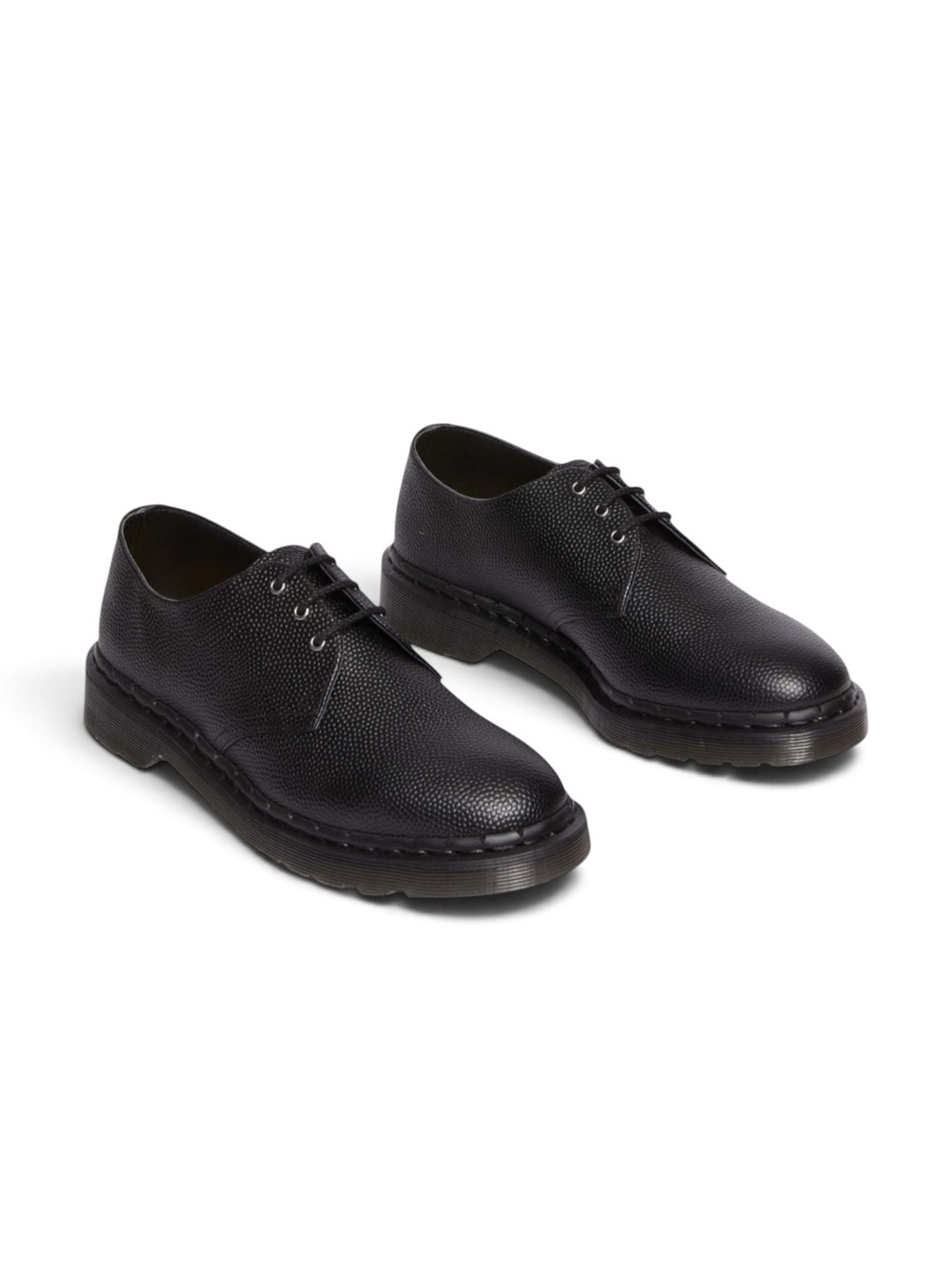 Dr. Martens Black Pebble Leather 1461 Oxford Shoes - Size 9 Mens